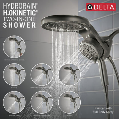 Douche universelle Delta HydroRain à 6 fonctions avec ProClean - 56000