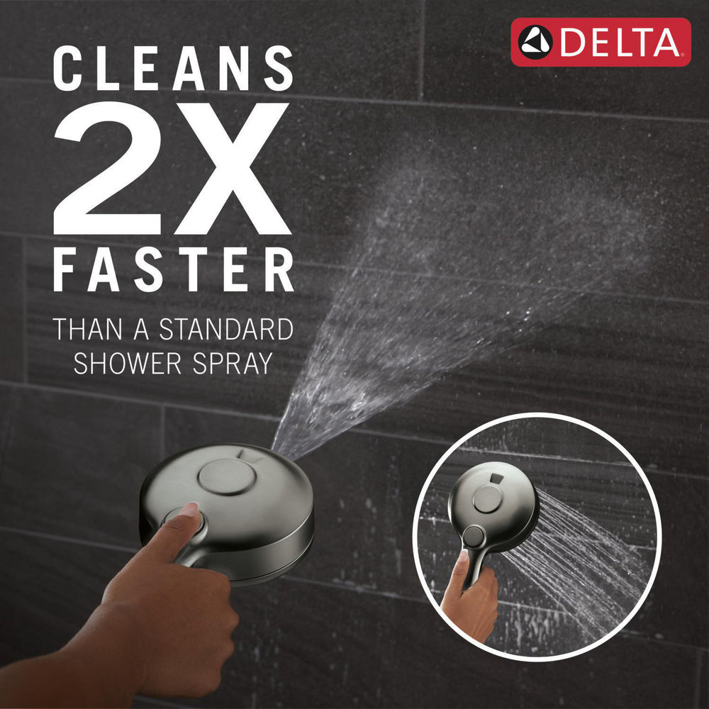 Douche universelle Delta HydroRain à 6 fonctions avec ProClean - 56000