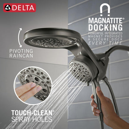 Delta Universal Showering HydroRain à 6 fonctions avec ProClean 1,75 GPM - 56000