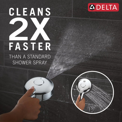 Delta Universal Showering HydroRain à 6 fonctions avec ProClean 1,75 GPM - 56000