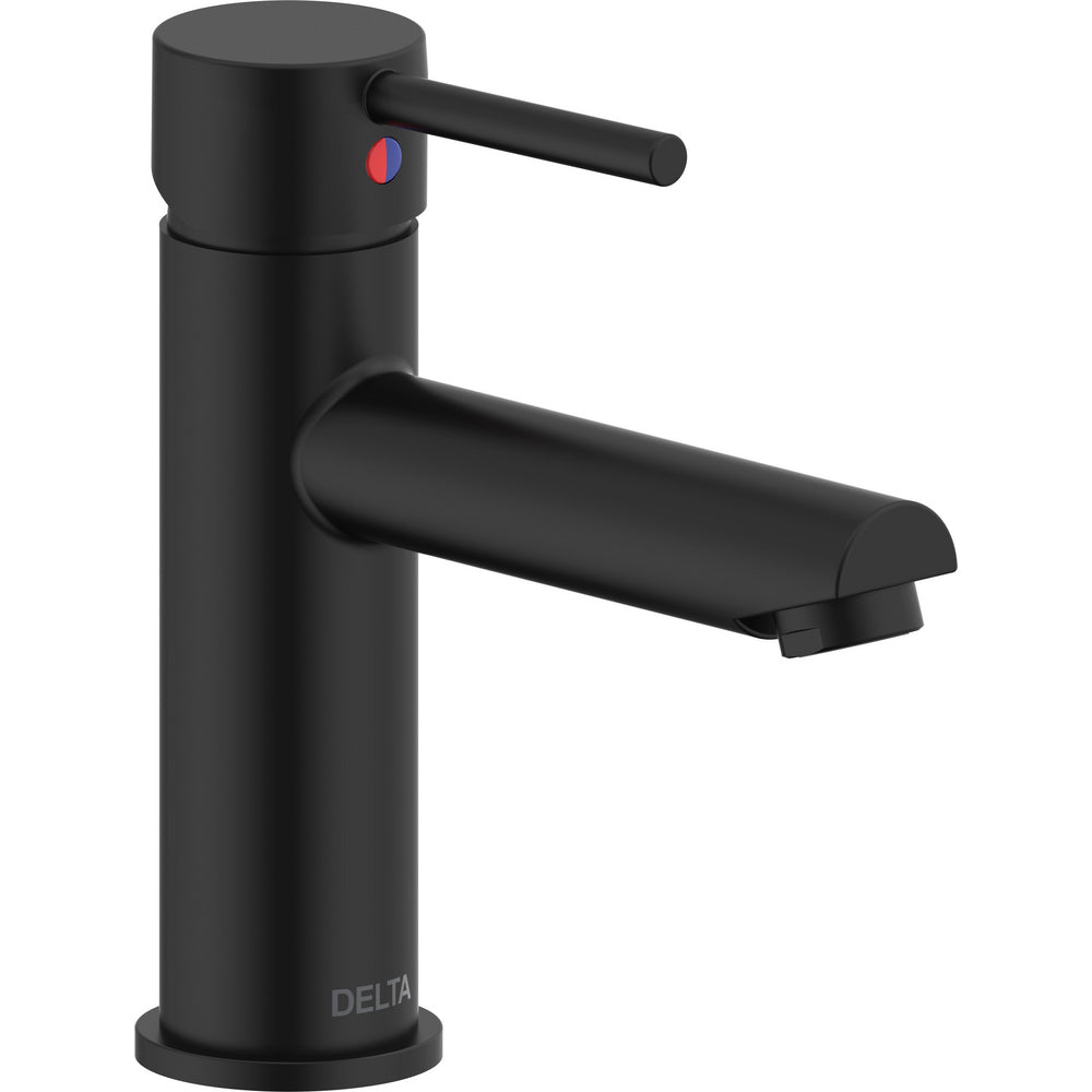 Delta Modern Cylindrical Single Handle Lavatory Faucet Less Pop-Up - 560LF