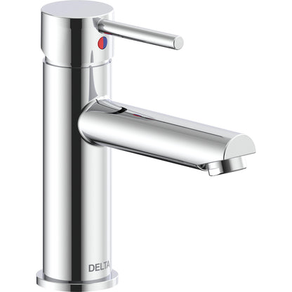 Delta Modern Cylindrical Single Handle Lavatory Faucet Less Pop-Up - 560LF
