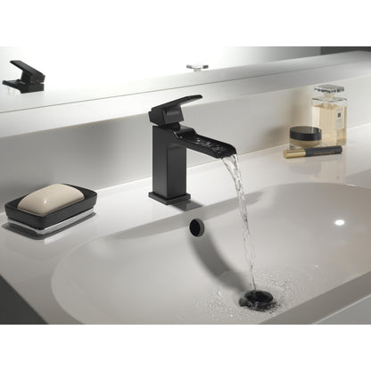 Delta Ara Single Handle Channel Bathroom Faucet Less Drain - 568LF