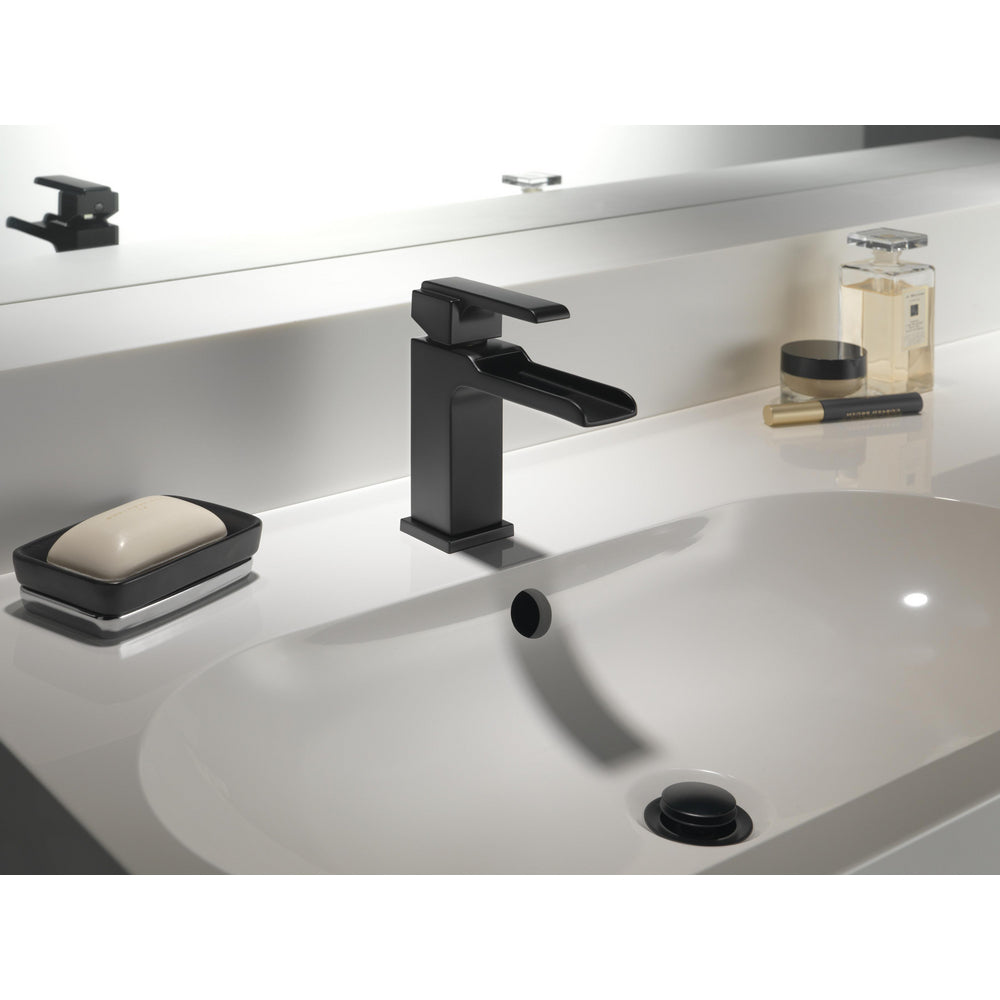 Delta Ara Single Handle Channel Bathroom Faucet Less Drain - 568LF