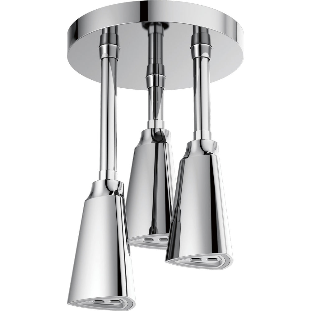 Delta Douche Pluie Suspendue Universelle H2Okinetic avec Lumière LED - 57140