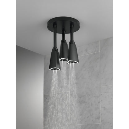 Delta Douche Pluie Suspendue Universelle H2Okinetic avec Lumière LED - 57140