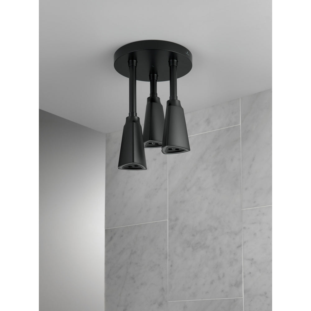 Delta Douche Pluie Suspendue Universelle H2Okinetic avec Lumière LED - 57140