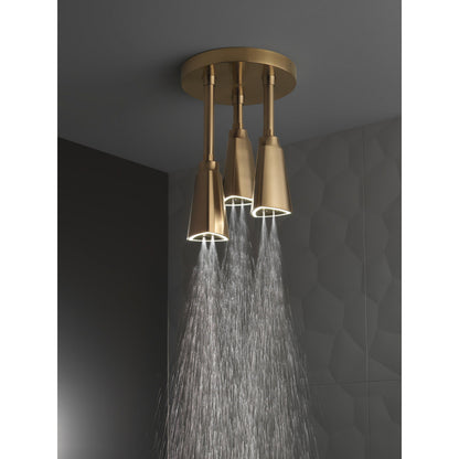 Delta Douche Pluie Suspendue Universelle H2Okinetic avec Lumière LED - 57140