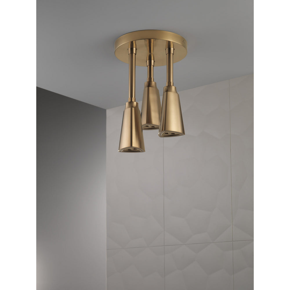 Delta Douche Pluie Suspendue Universelle H2Okinetic avec Lumière LED - 57140