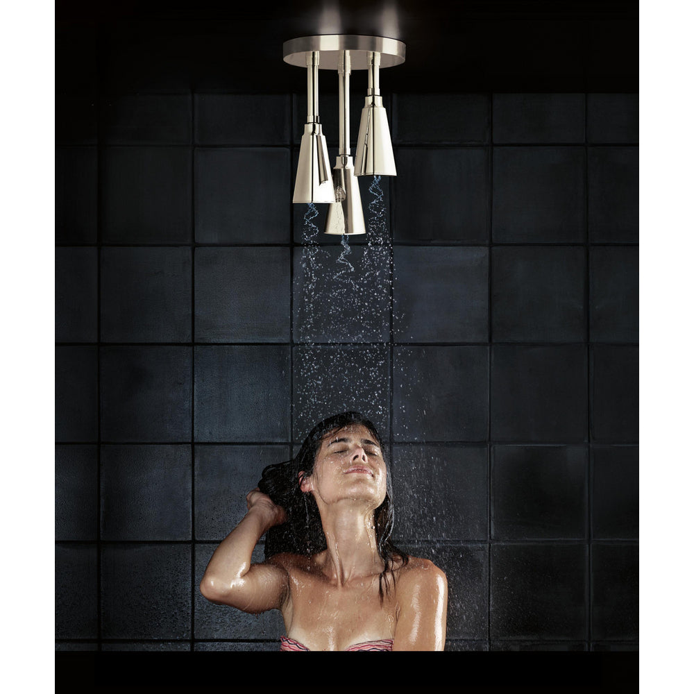 Delta Douche Pluie Suspendue Universelle H2Okinetic avec Lumière LED - 57140