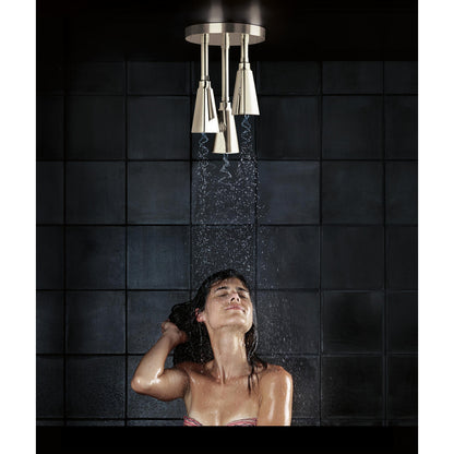 Delta Douche Pluie Suspendue Universelle H2Okinetic avec Lumière LED - 57140