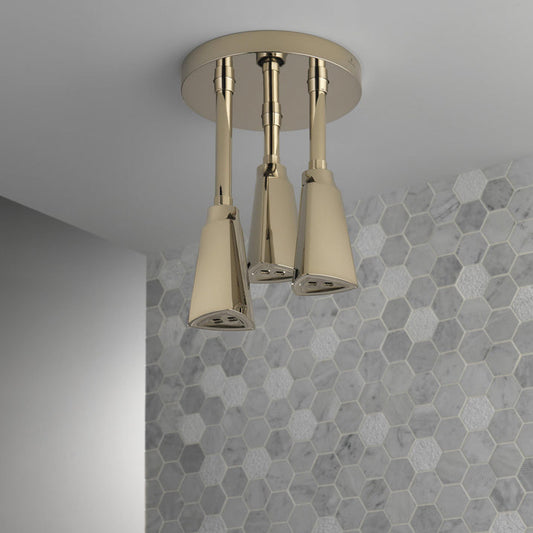Delta Universal Showering H2Okinetic Pendant Raincan Shower Head with LED Light - 57140