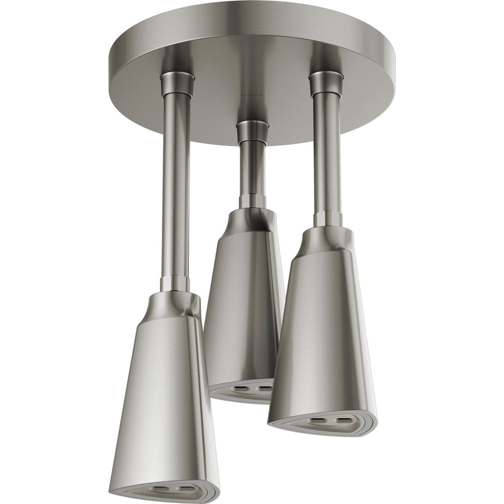 Delta Douche Pluie Suspendue Universelle H2Okinetic avec Lumière LED - 57140