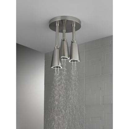 Delta Douche Pluie Suspendue Universelle H2Okinetic avec Lumière LED - 57140