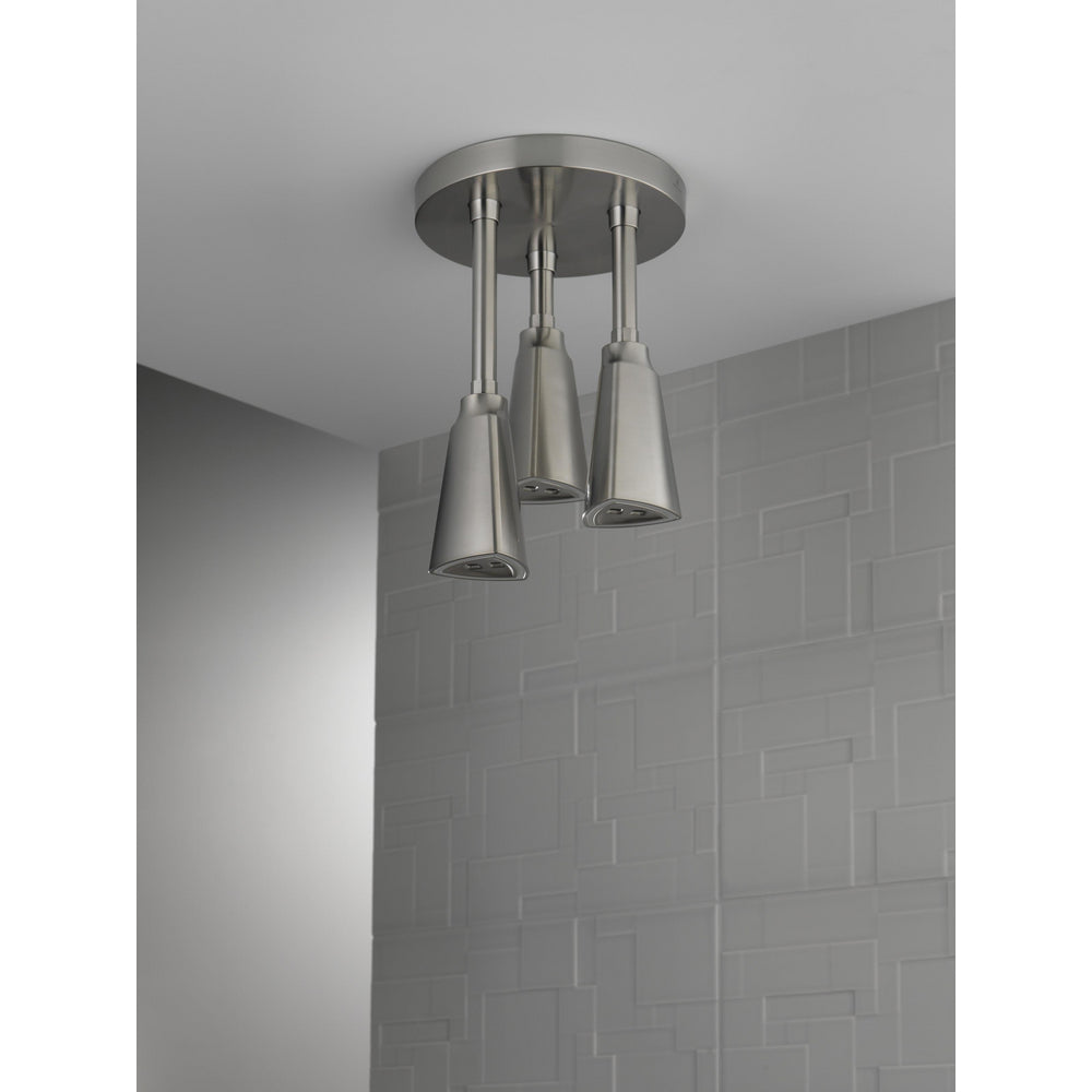 Delta Douche Pluie Suspendue Universelle H2Okinetic avec Lumière LED - 57140