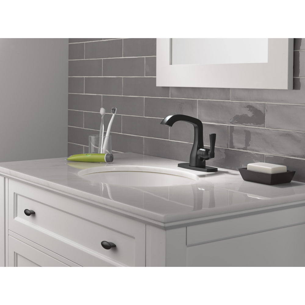 Delta Stryke Single Handle Bathroom Faucet - 576-BLMPU