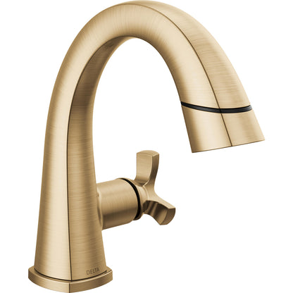 Robinet de salle de bain Delta Stryke à poignée unique et douchette extractible - 5776