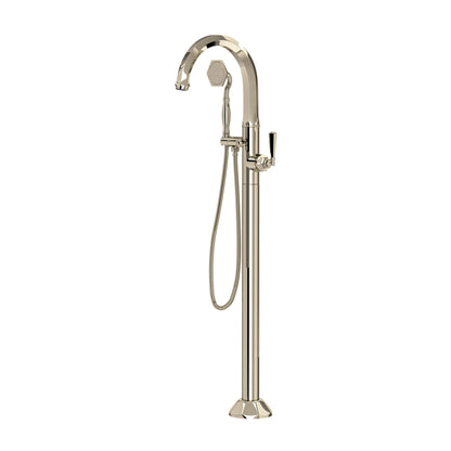 Rohl Palladian Single Hole Floor Mount Tub Filler Trim - TPN06HF1LM
