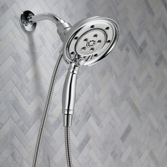Delta Universal Showering H2Okinetic In2ition 4-Setting Two-in-One Shower - 58471