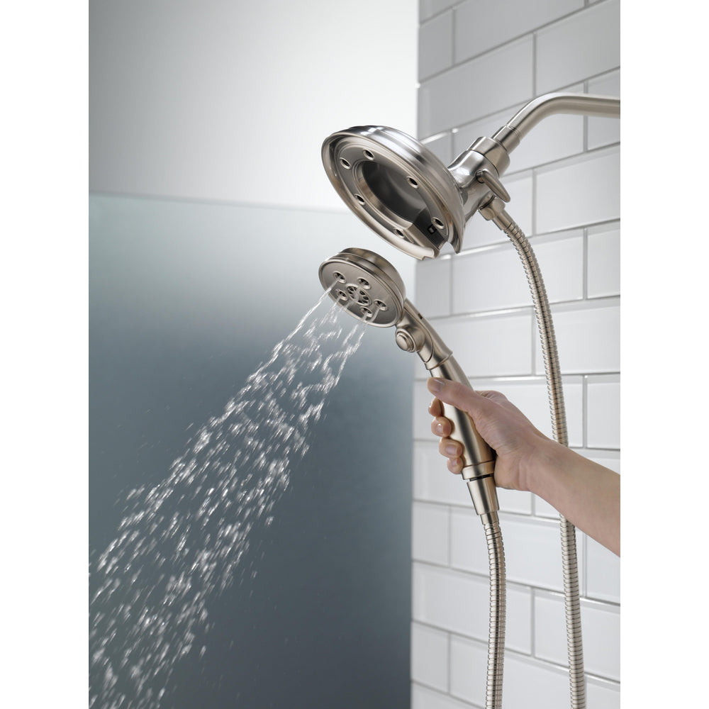 Delta Universal Showering H2Okinetic In2ition 4 réglages, pomme de douche deux-en-un - 58471