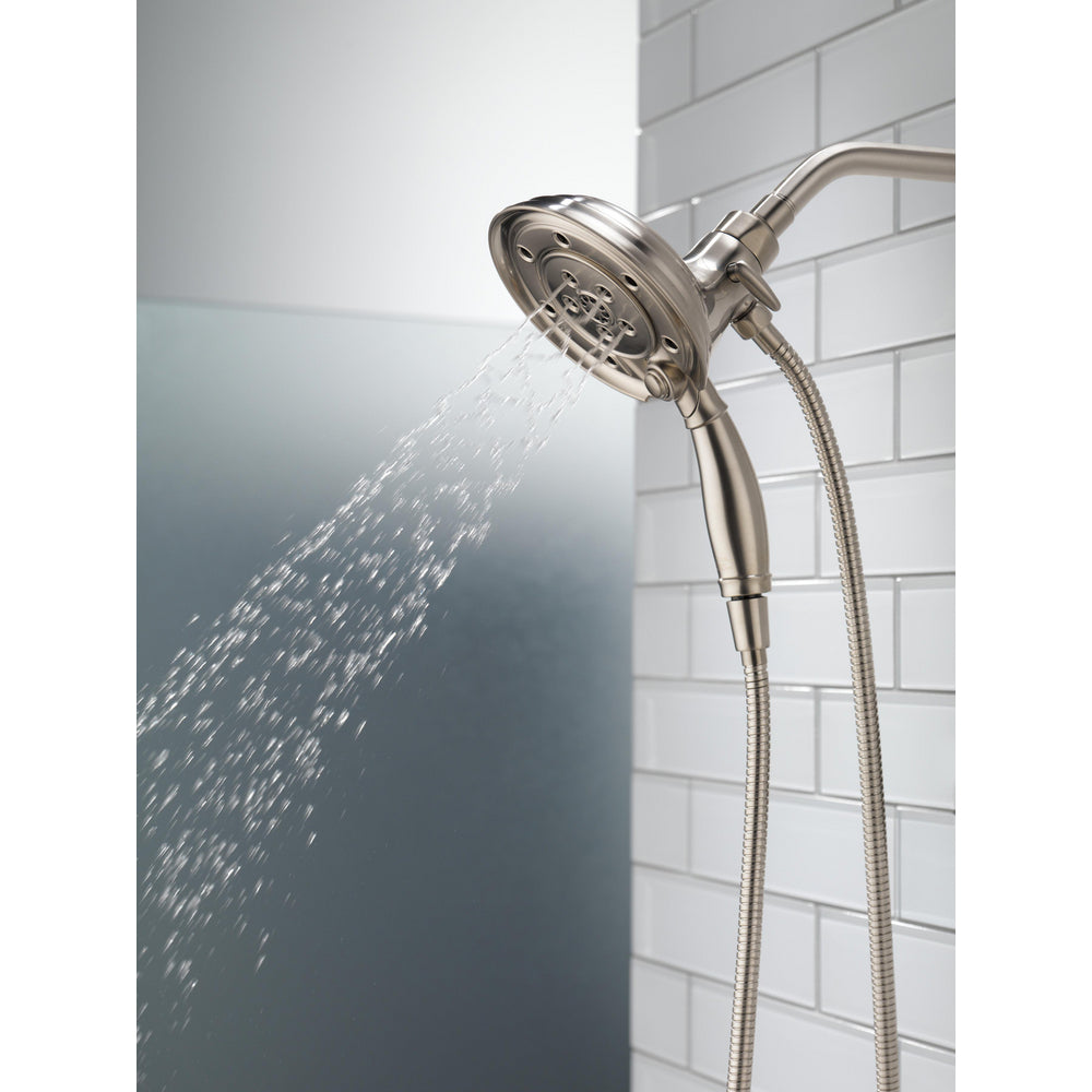 Delta Universal Showering H2Okinetic In2ition 4 réglages, pomme de douche deux-en-un - 58471