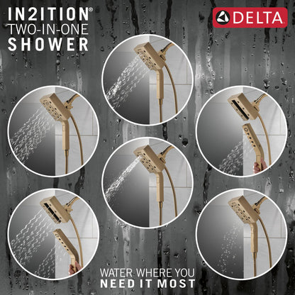 Douche Delta Universal Showering H2Okinetic In2ition deux-en-un à 4 réglages - 58473