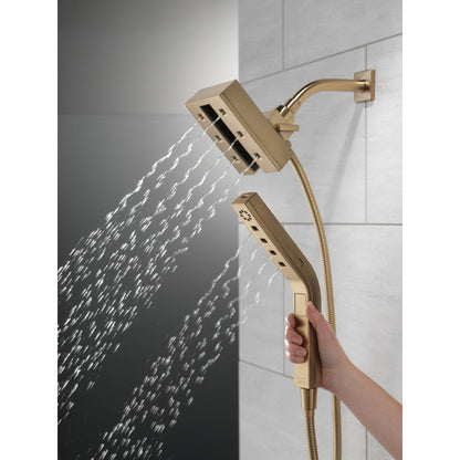 Douche Delta Universal Showering H2Okinetic In2ition deux-en-un à 4 réglages - 58473