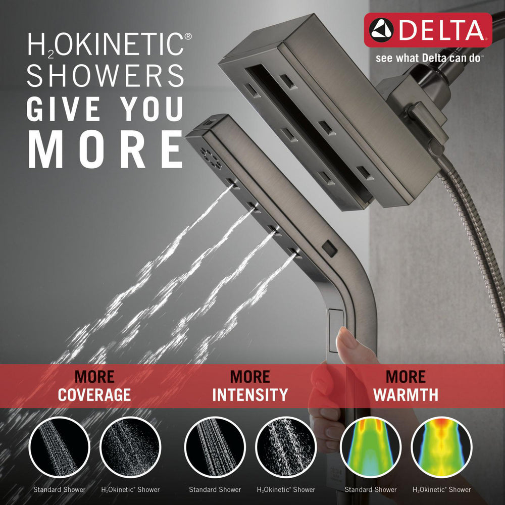 Douche Delta Universal Showering H2Okinetic In2ition deux-en-un à 4 réglages - 58473
