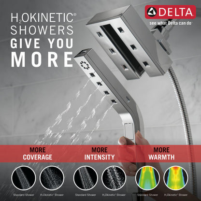 Douche Delta Universal Showering H2Okinetic In2ition deux-en-un à 4 réglages - 58473
