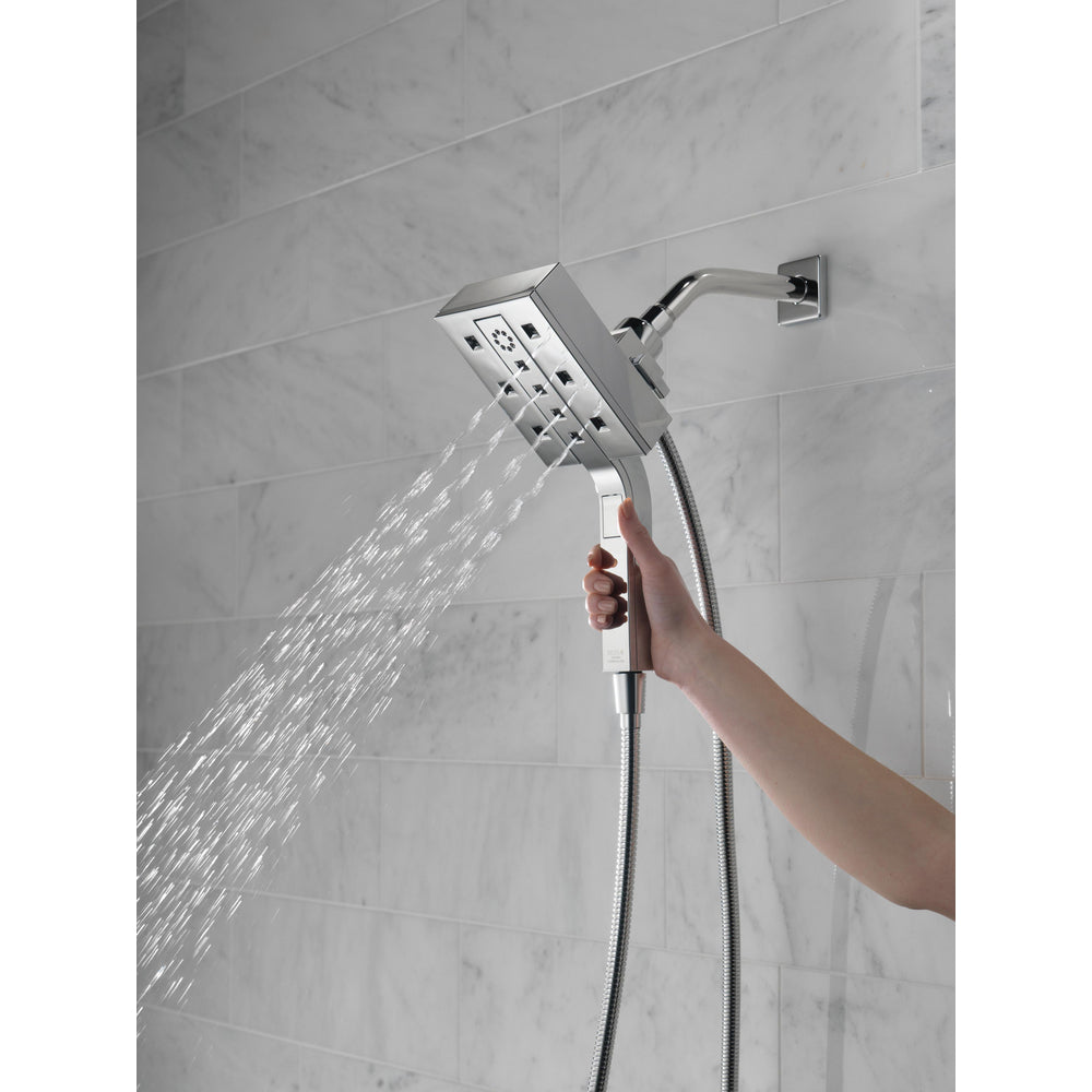 Douche Delta Universal Showering H2Okinetic In2ition deux-en-un à 4 réglages - 58473