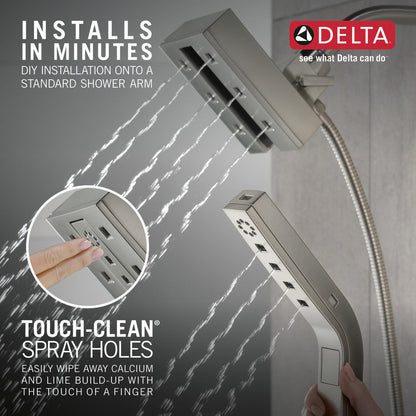 Douche Delta Universal Showering H2Okinetic In2ition deux-en-un à 4 réglages - 58473