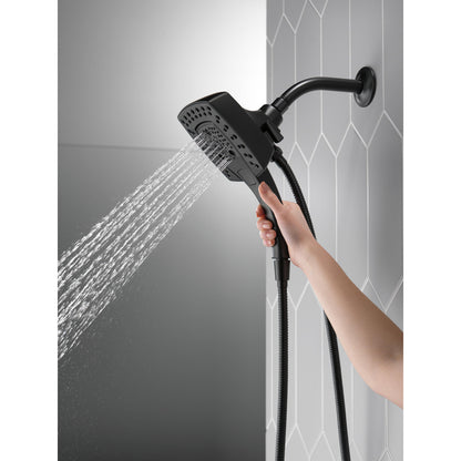 Douche deux-en-un Delta Universal Showering H2Okinetic In2ition à 5 réglages - 58474
