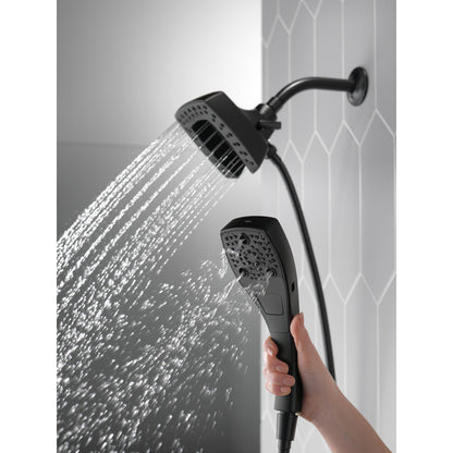 Douche deux-en-un Delta Universal Showering H2Okinetic In2ition à 5 réglages - 58474