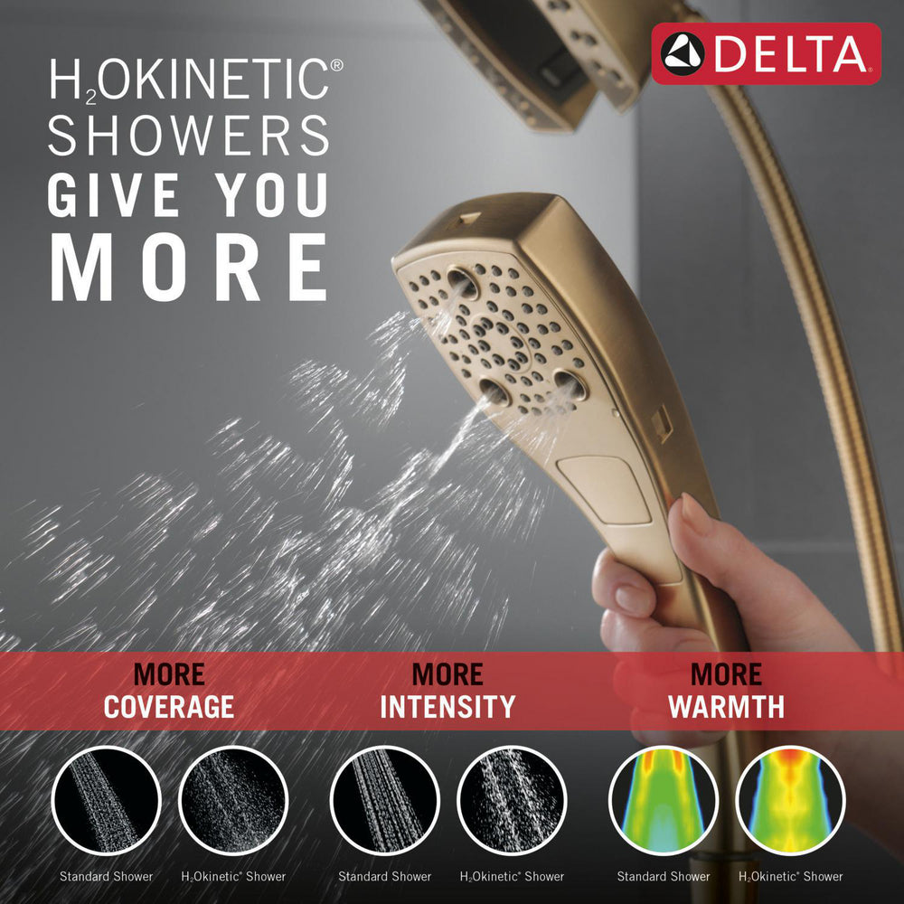 Douche deux-en-un Delta Universal Showering H2Okinetic In2ition à 5 réglages - 58474