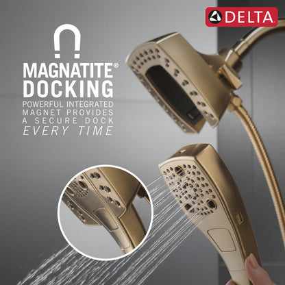 Douche deux-en-un Delta Universal Showering H2Okinetic In2ition à 5 réglages - 58474