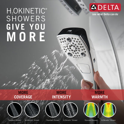 Douche deux-en-un Delta Universal Showering H2Okinetic In2ition à 5 réglages - 58474
