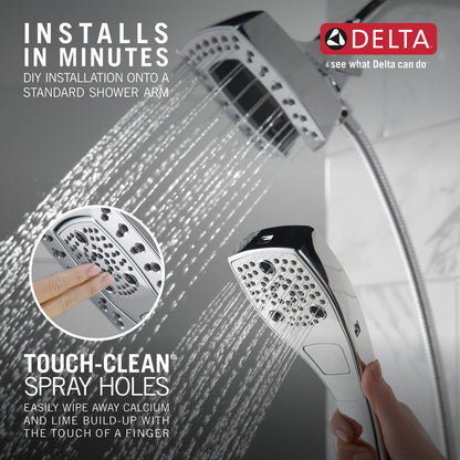 Douche deux-en-un Delta Universal Showering H2Okinetic In2ition à 5 réglages - 58474