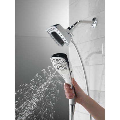 Douche deux-en-un Delta Universal Showering H2Okinetic In2ition à 5 réglages - 58474