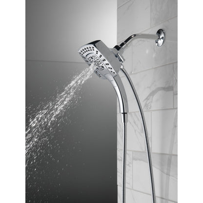 Douche deux-en-un Delta Universal Showering H2Okinetic In2ition à 5 réglages - 58474