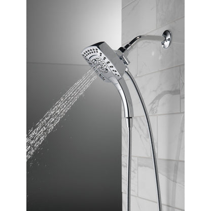 Douche deux-en-un Delta Universal Showering H2Okinetic In2ition à 5 réglages - 58474