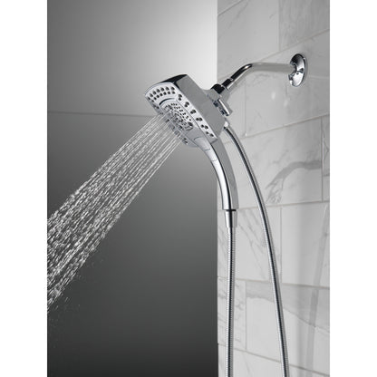 Douche deux-en-un Delta Universal Showering H2Okinetic In2ition à 5 réglages - 58474