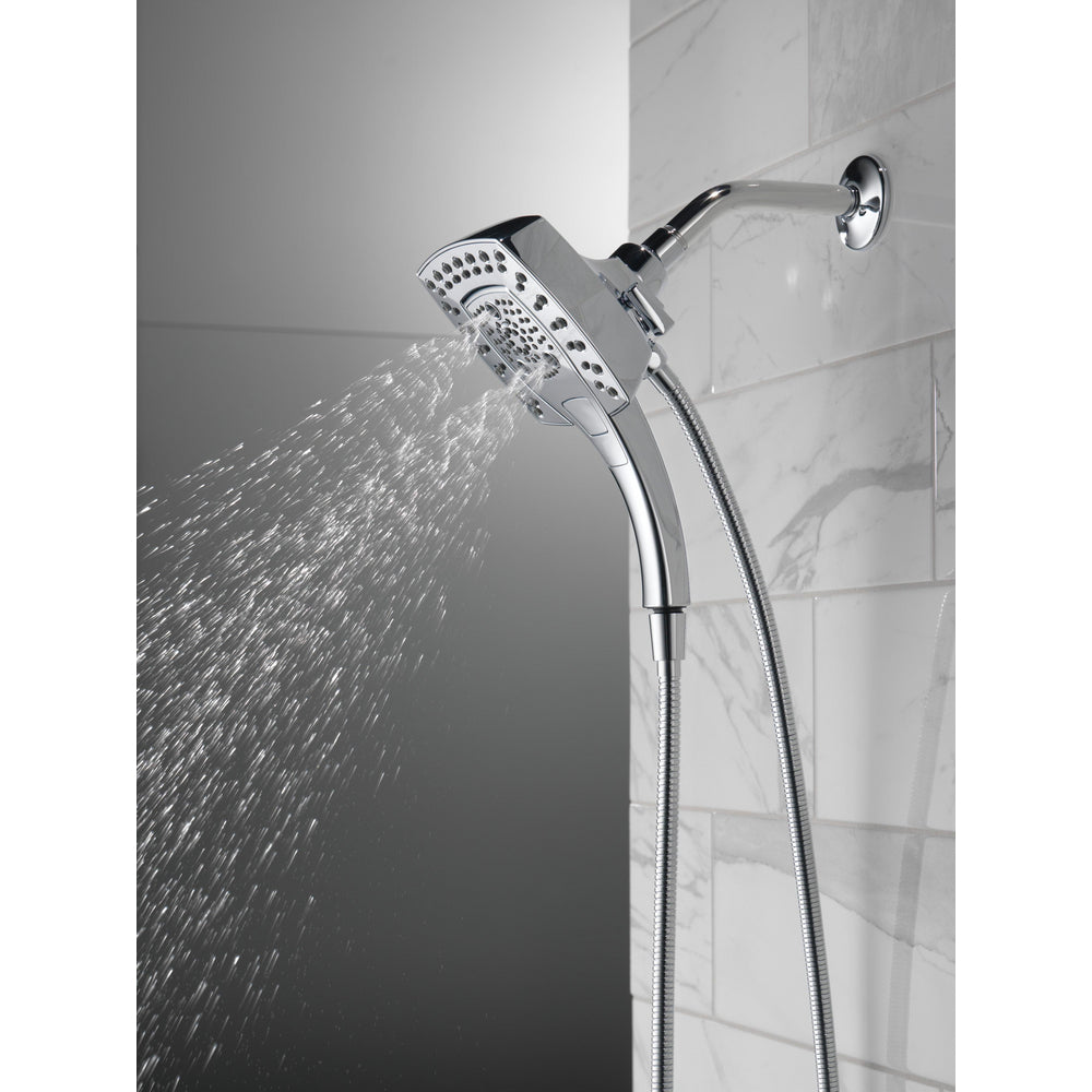 Douche deux-en-un Delta Universal Showering H2Okinetic In2ition à 5 réglages - 58474