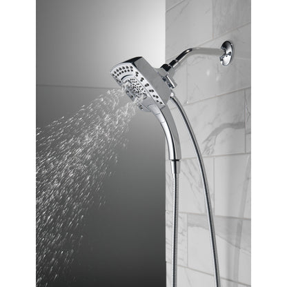 Douche deux-en-un Delta Universal Showering H2Okinetic In2ition à 5 réglages - 58474
