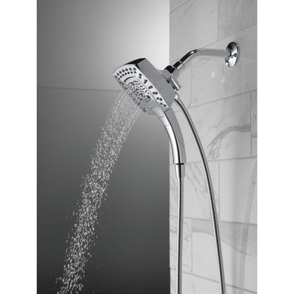Douche deux-en-un Delta Universal Showering H2Okinetic In2ition à 5 réglages - 58474