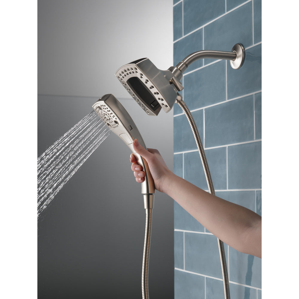 Douche deux-en-un Delta Universal Showering H2Okinetic In2ition à 5 réglages - 58474