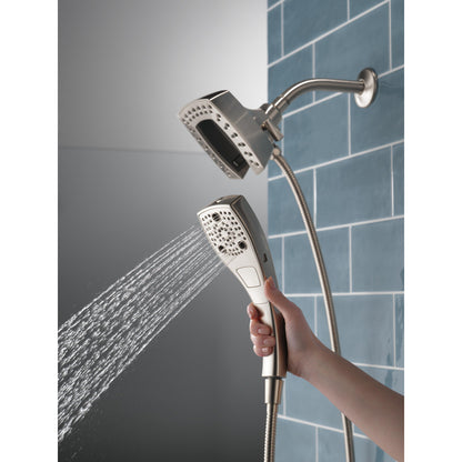 Douche deux-en-un Delta Universal Showering H2Okinetic In2ition à 5 réglages - 58474