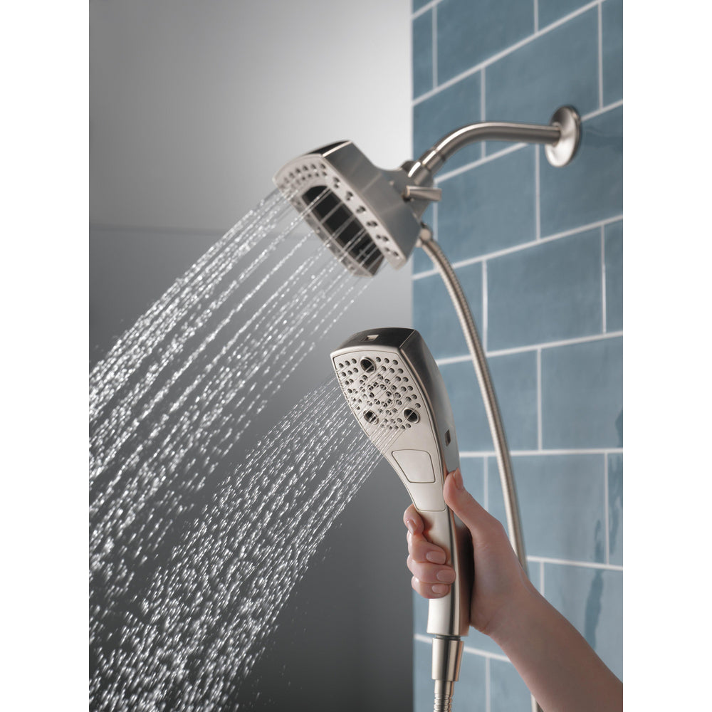 Douche deux-en-un Delta Universal Showering H2Okinetic In2ition à 5 réglages - 58474