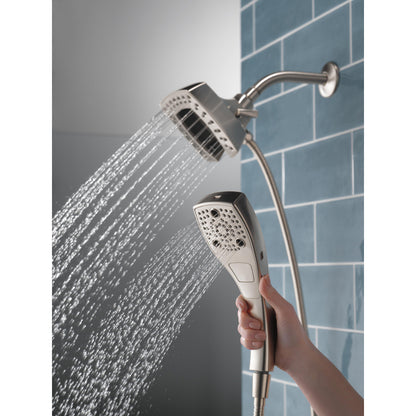 Douche deux-en-un Delta Universal Showering H2Okinetic In2ition à 5 réglages - 58474