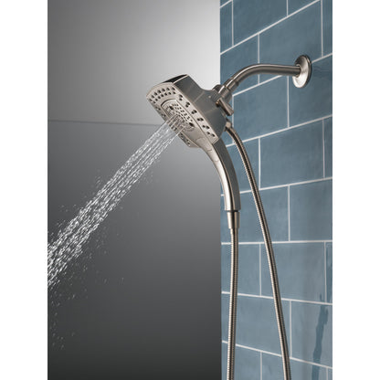 Douche deux-en-un Delta Universal Showering H2Okinetic In2ition à 5 réglages - 58474