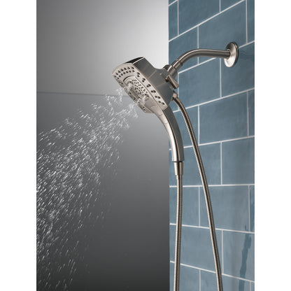 Douche deux-en-un Delta Universal Showering H2Okinetic In2ition à 5 réglages - 58474